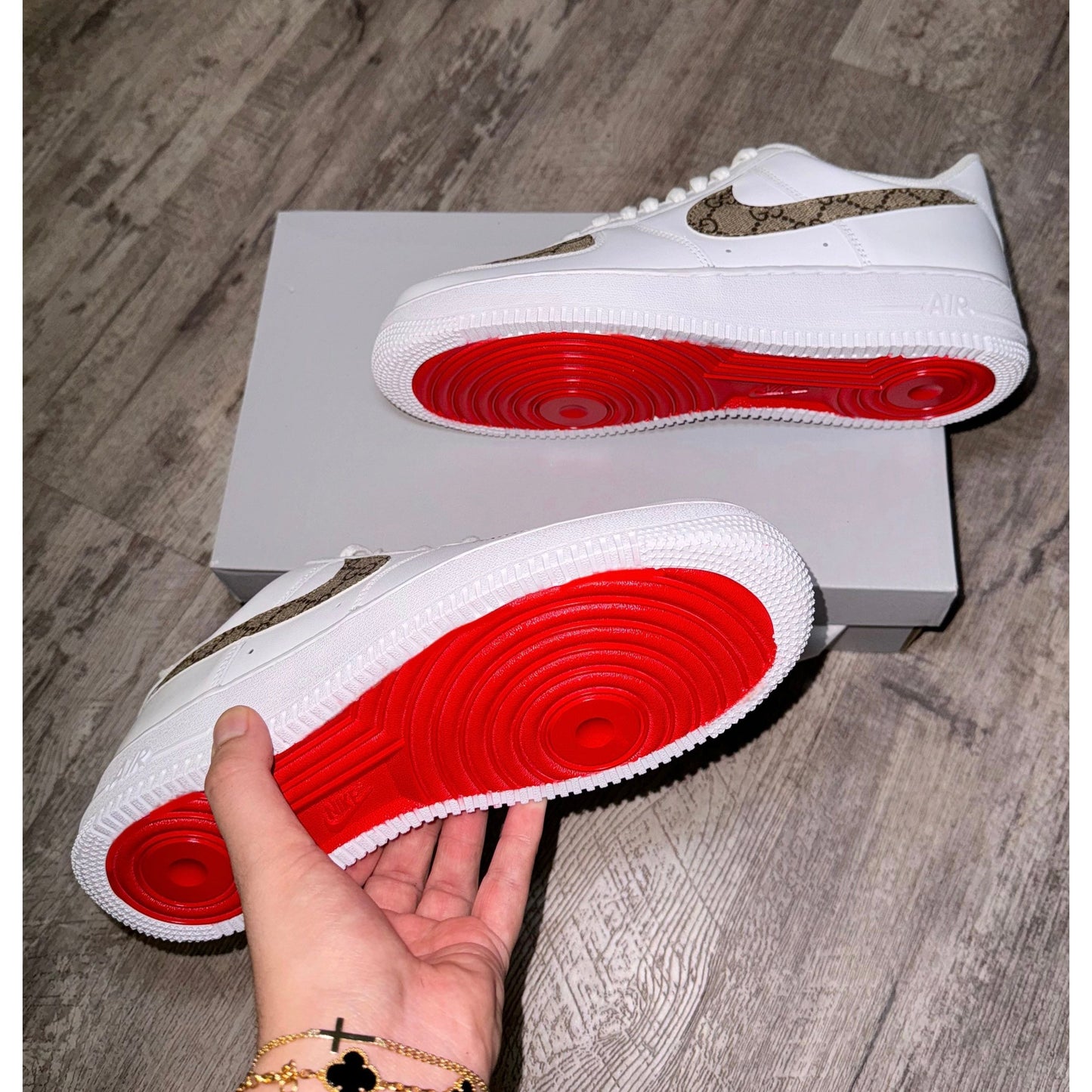 Red Bottom GeeGee Air Forces