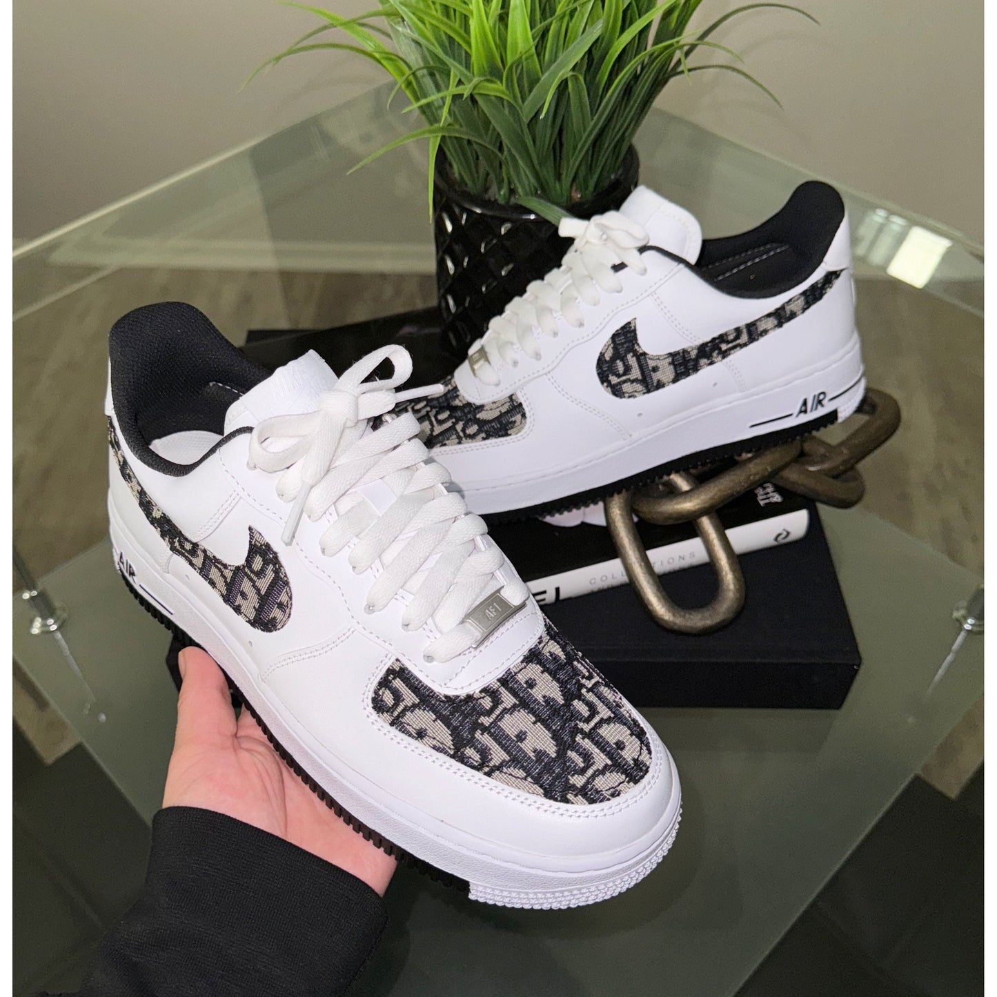 Canvas CD Air Forces (Black Sole)