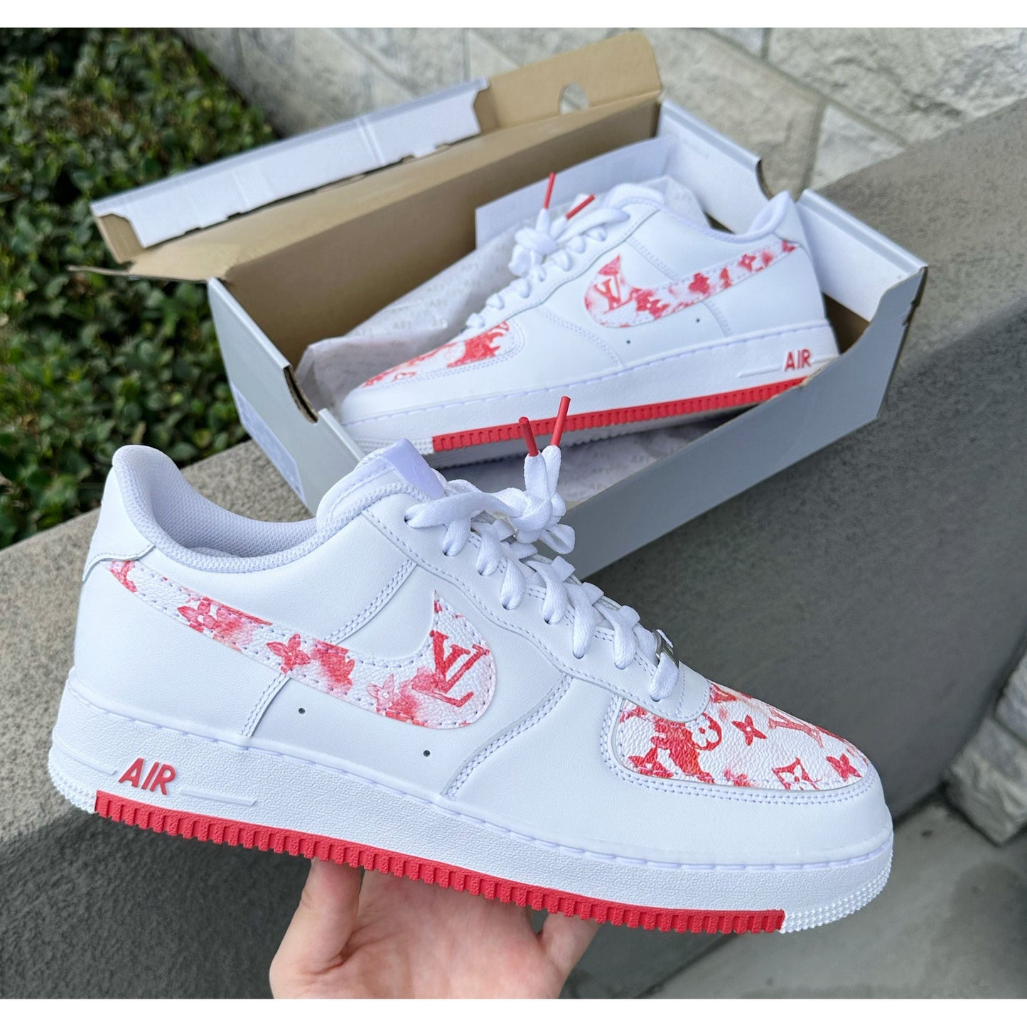Red Monogram Air Forces