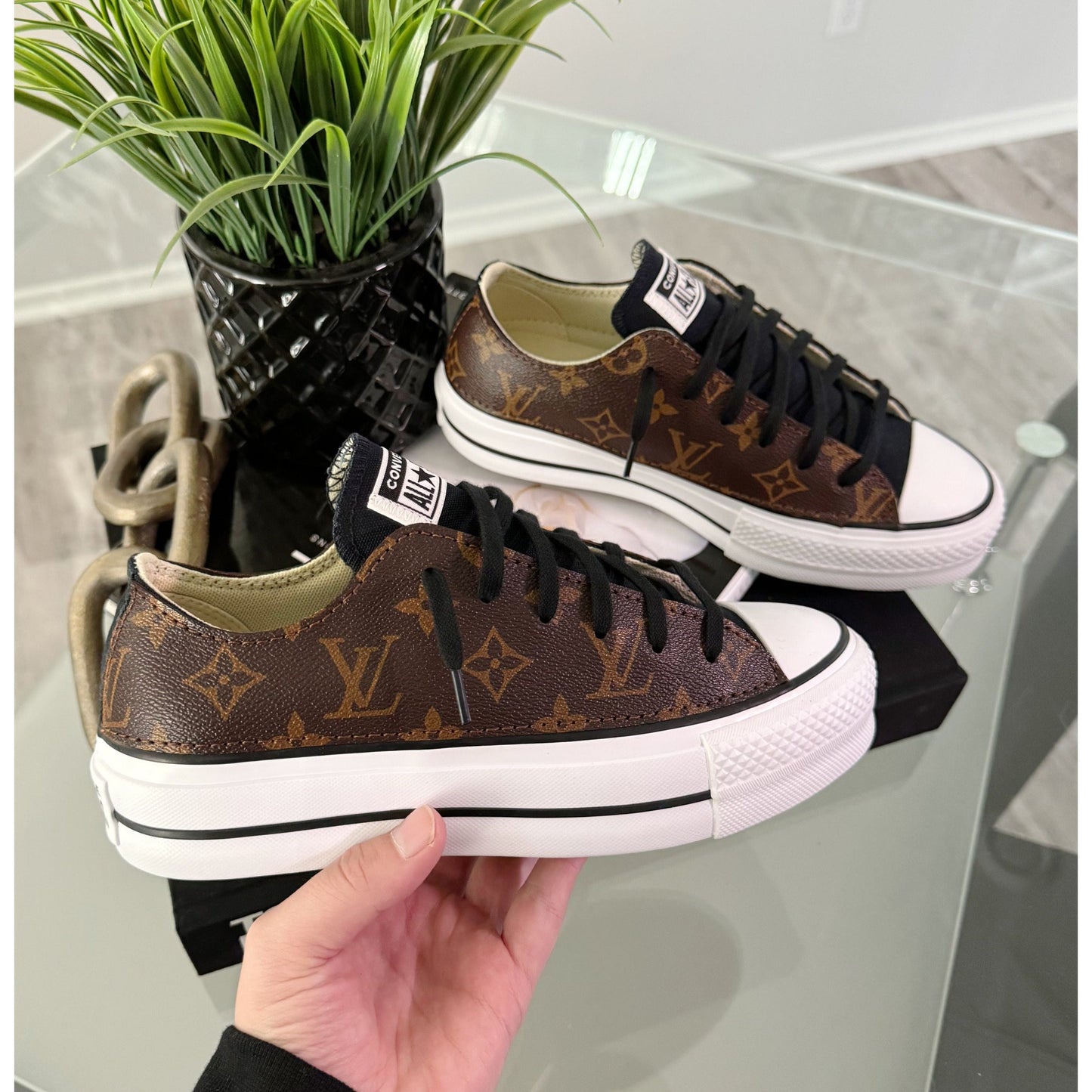 OG Monogram Platform Chuck Lows