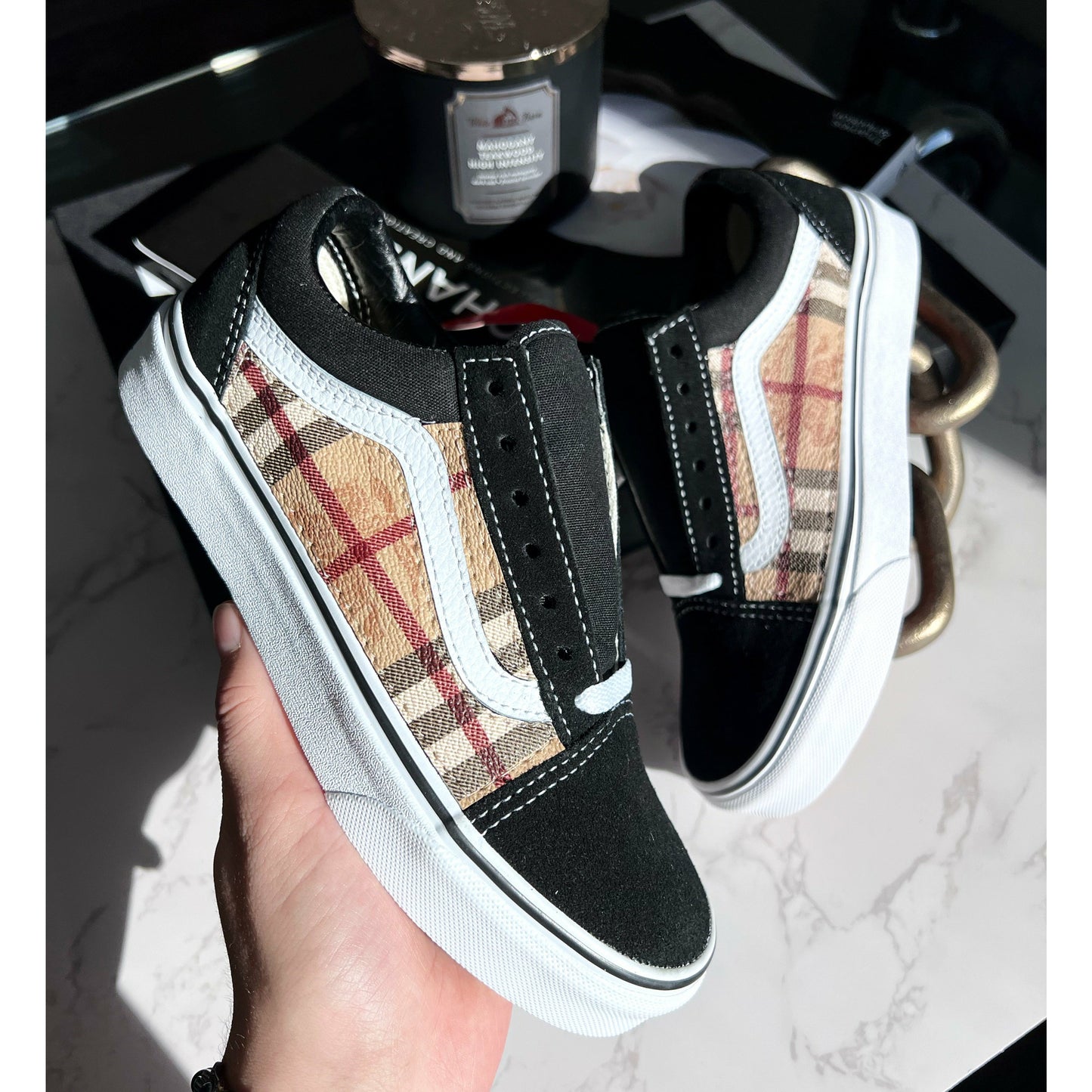 Berry Plaid Old School