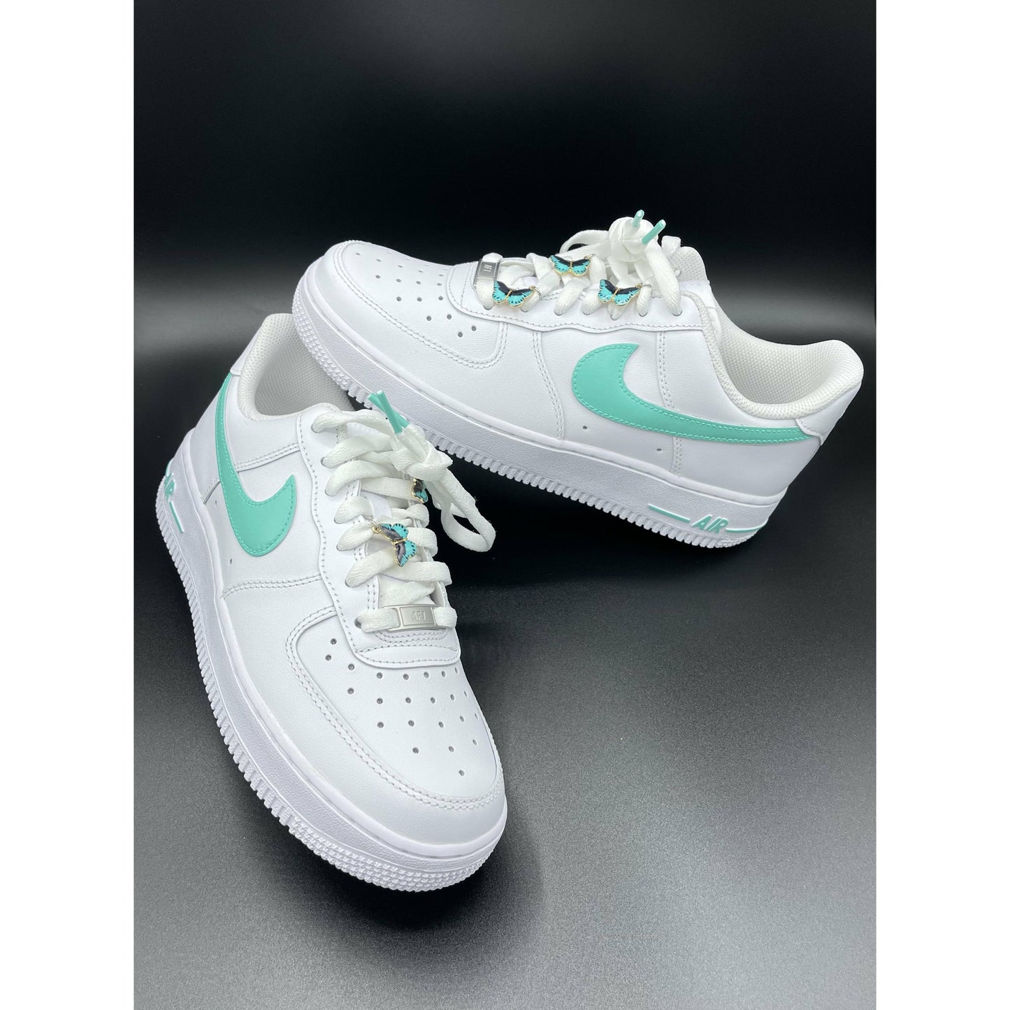 Charming mint butterfly Air Forces