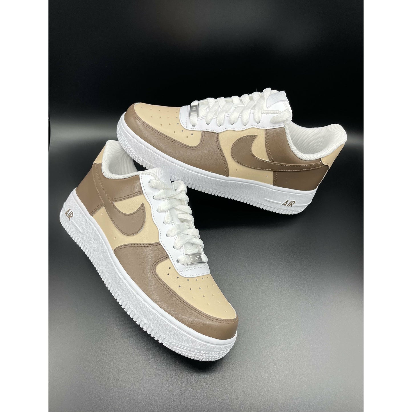 Brown Color-block