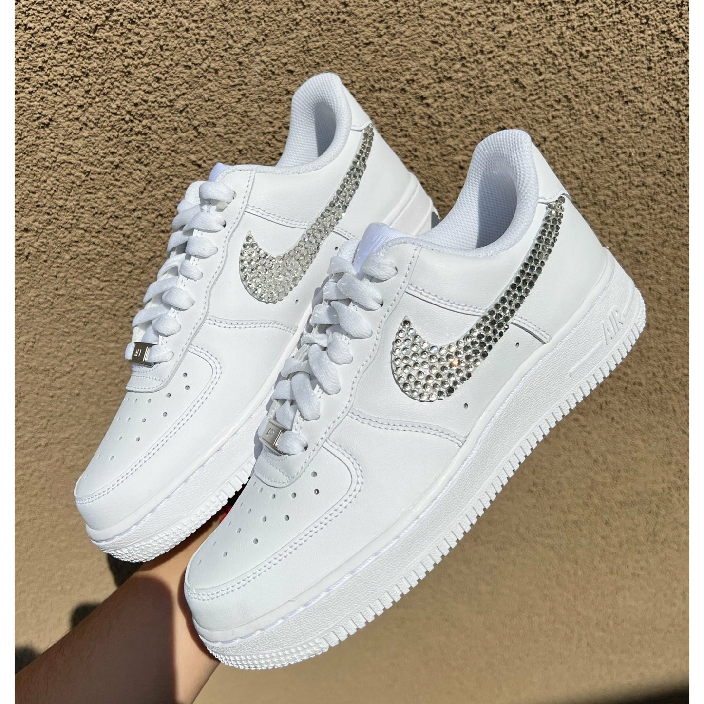 Bling Swoosh Air Forces