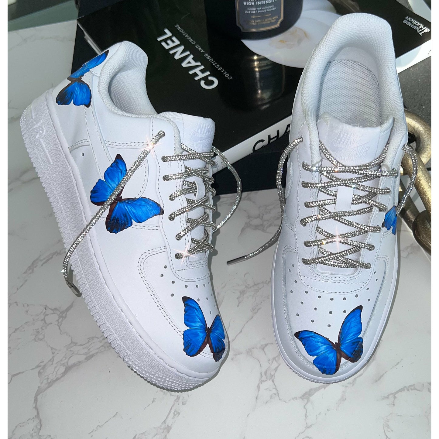 Bling 3D Butterfly Effect Air Forces