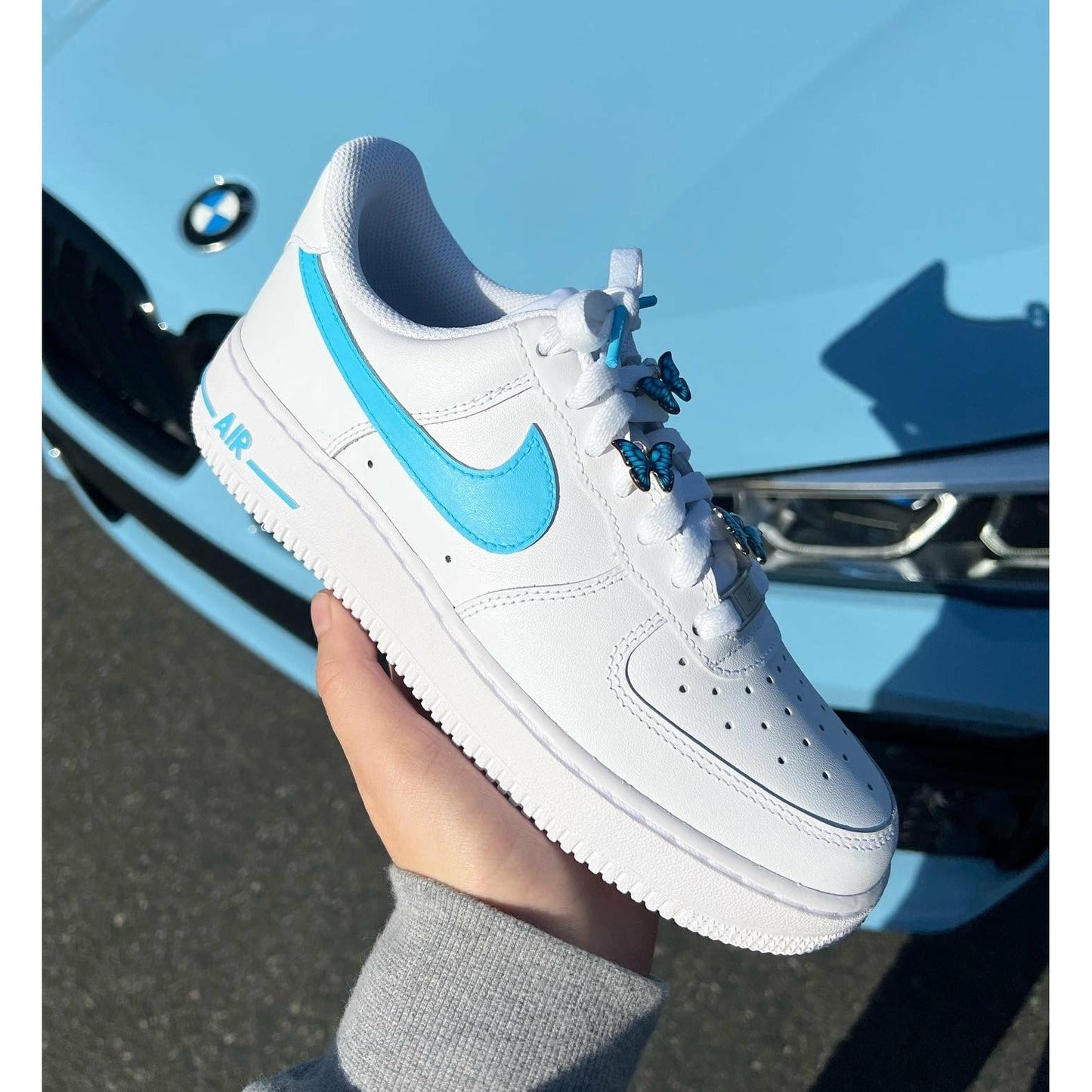 Charming blue butterfly Air Forces