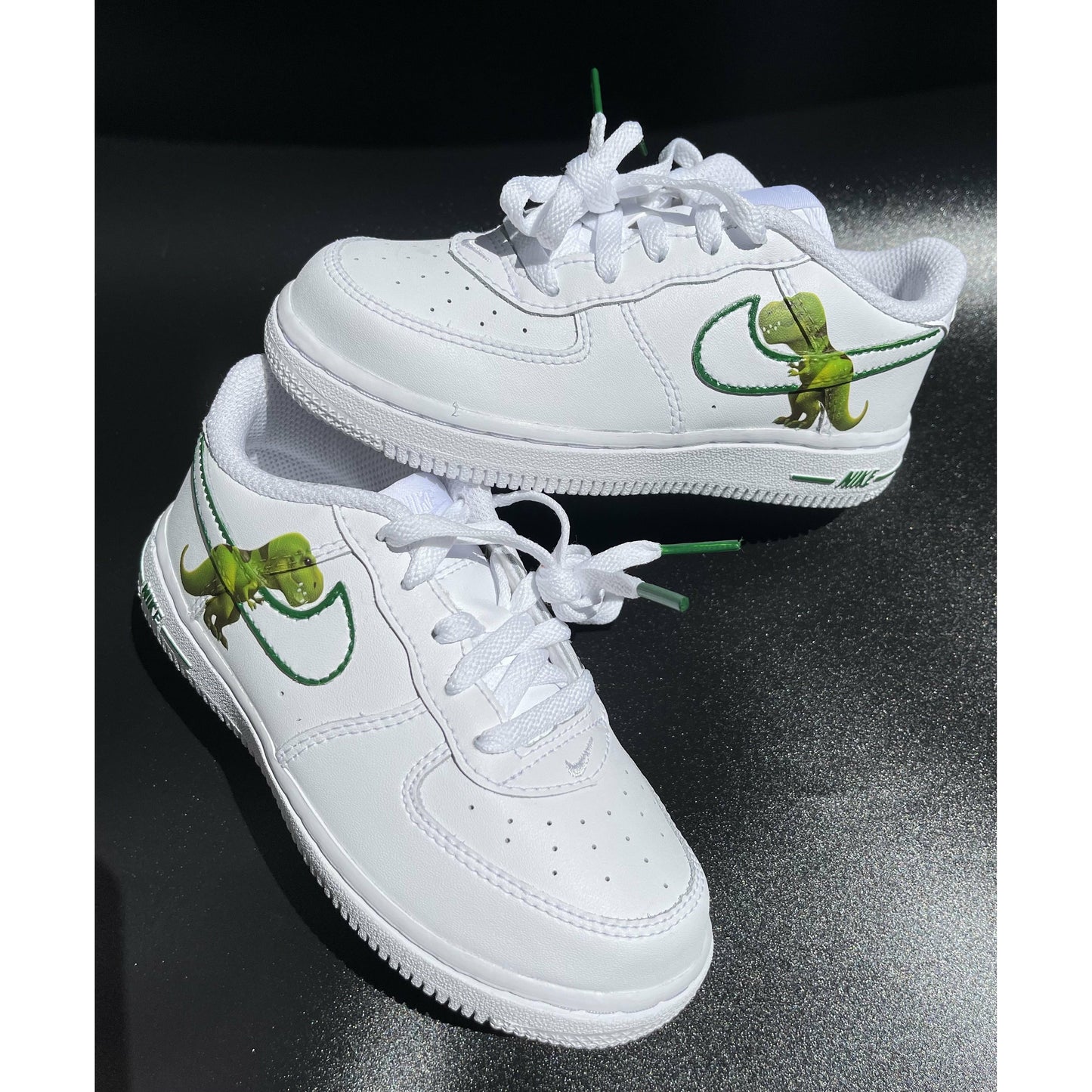 Dinosaur Swoosh Kids Air Forces