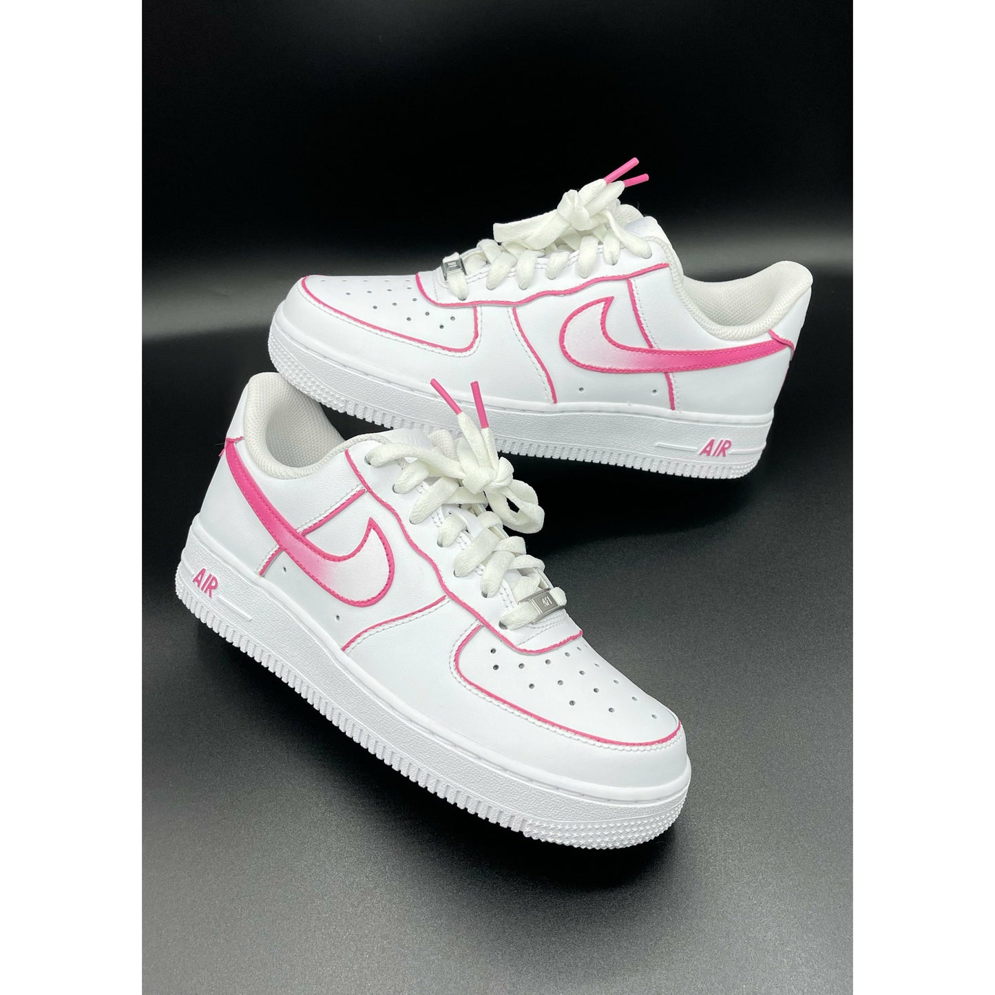 Pink Ombré Air Forces