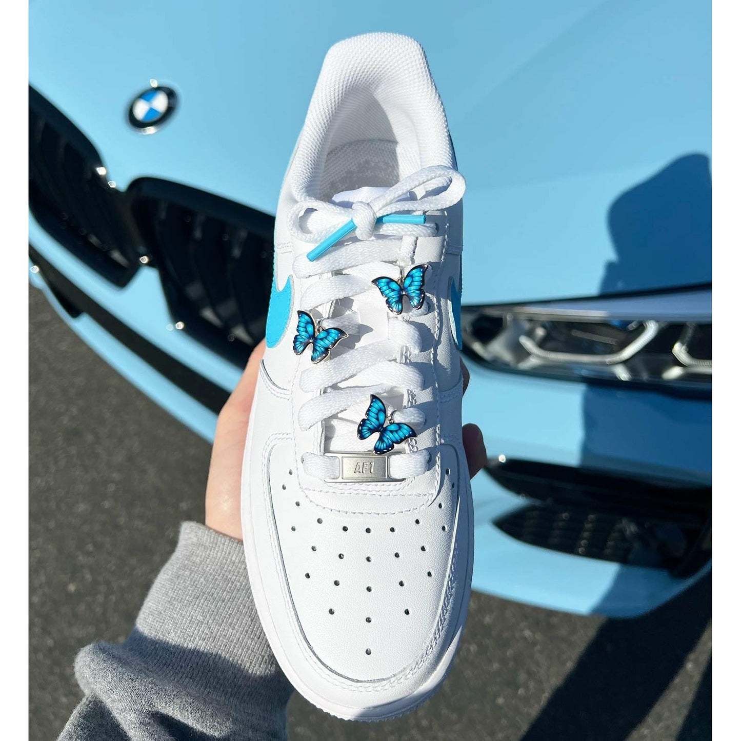 Charming blue butterfly Air Forces