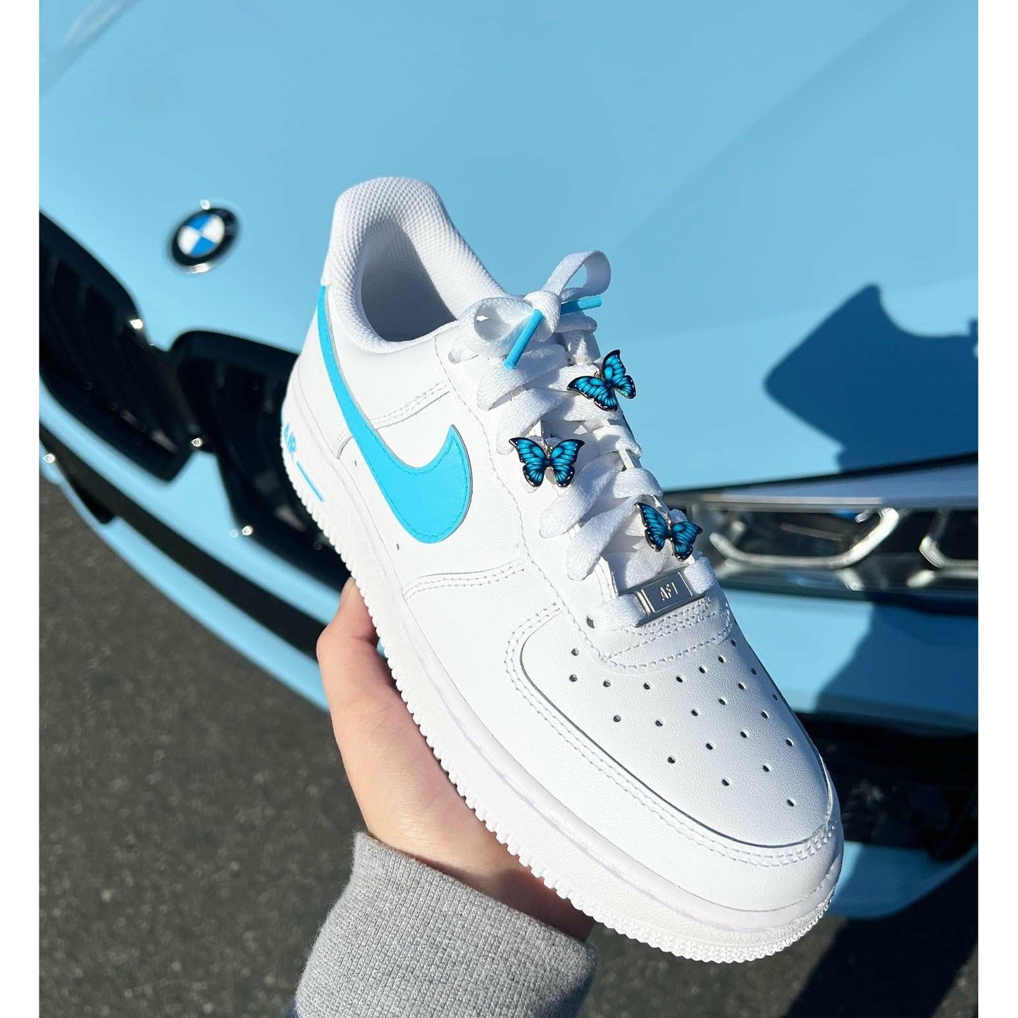 Charming blue butterfly Air Forces