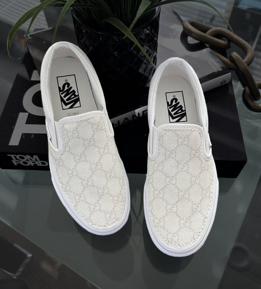 Cream GeeGee Slip On