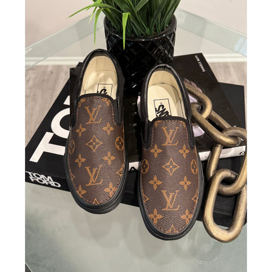 OG Monogram Black Sole Slip On