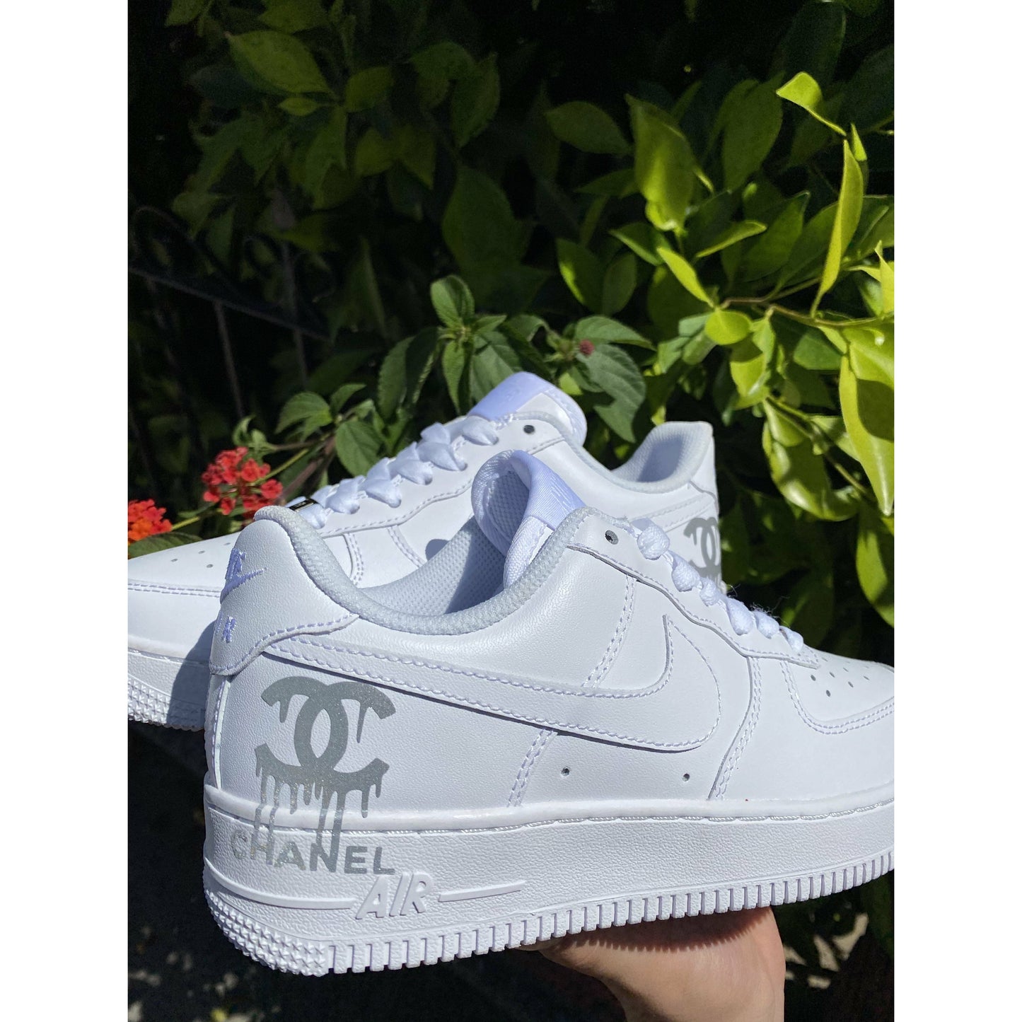 Coco Drip Air Forces [Reflective]