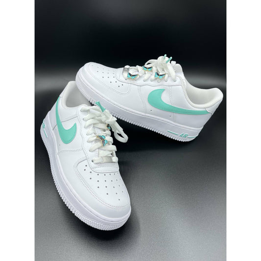 Charming mint butterfly Air Forces
