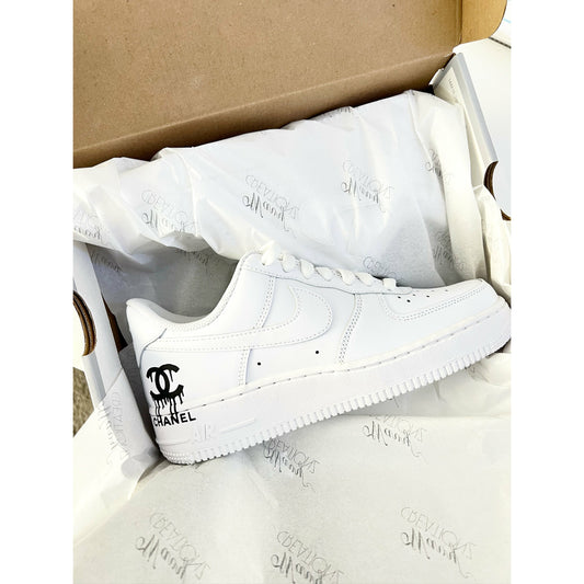 Coco Drip Air Forces [Black]