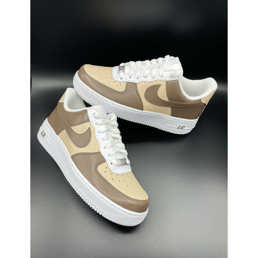 Brown Color-block