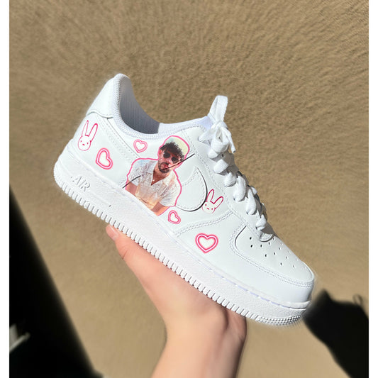 Benito Pink Heart Air Forces