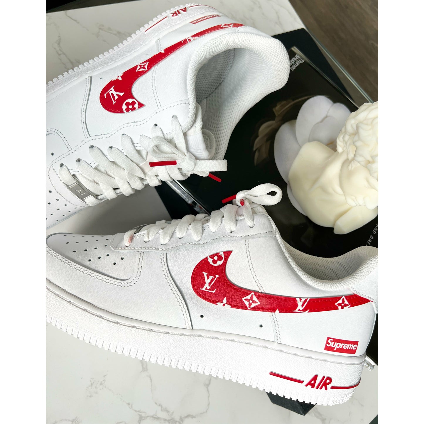 Sup Red Monogram Air Forces