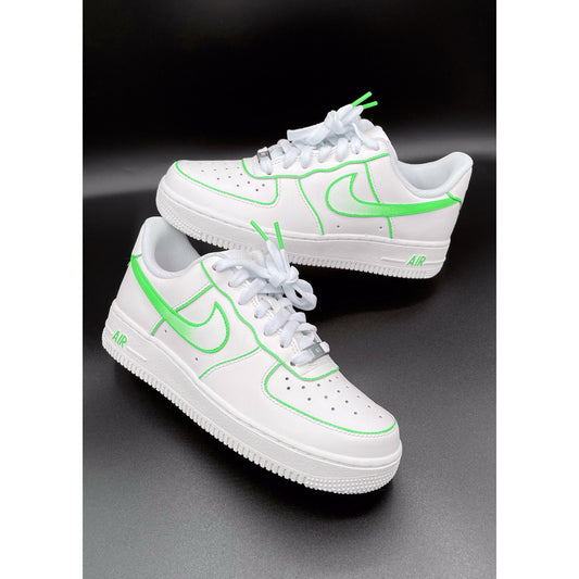 Neon Ombré Air Forces