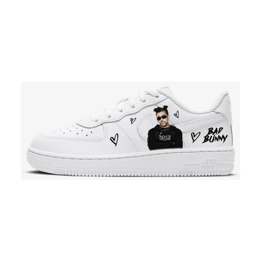 Benito Black Heart Air Forces (Kids)