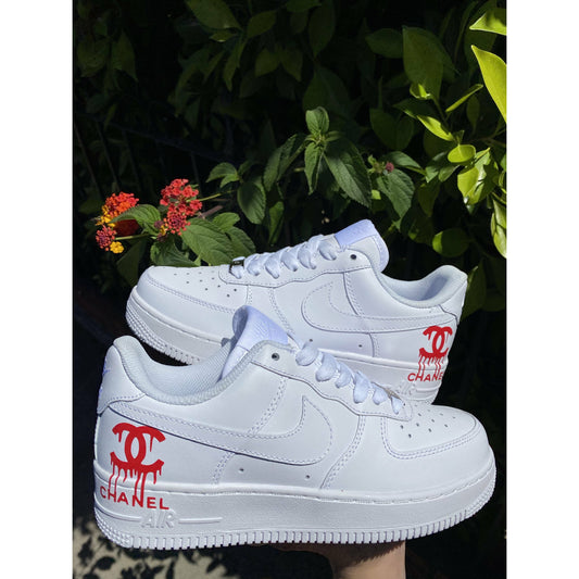 Coco Drip Air Forces [RED]