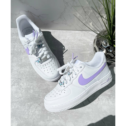 Charming Lilac Butterfly Air Forces