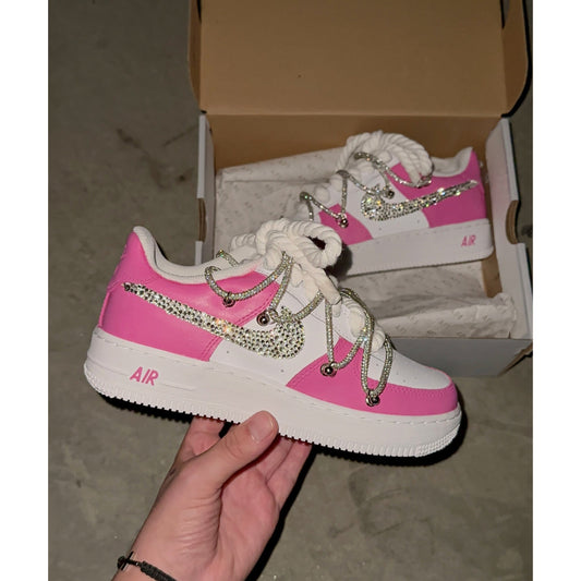 Barbie Hot Pink Bling Air Forces