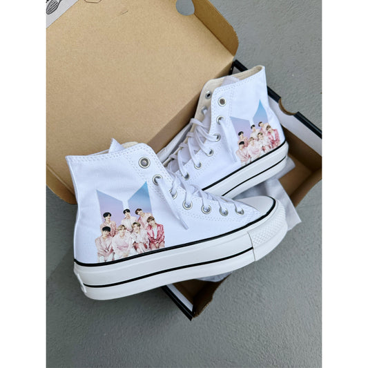 BTS Band Platform Chuck Highs